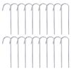 24pcs Tent Stakes Aluminum Camping Tent Ground Nails Practical Camping Supplies view 1