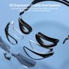 HDYAR Nearsighted Swim Goggles Anti Fog UV Protection Fit for Adult Men Women Youth, No Leaking Shortsighted Swimming Goggles with 3 Nose Pieces view 4