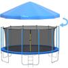 FAJOME Trampoline Canopy with Frame, Blue, 8FT, Octagonal, Children, Unisex, Outdoor Protection, UV30, Water-Proof, Dust-Proof, Easy to Assemble, 100% Customer view 4