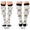 Wusikd Halloween Corgi Dog Compression Socks for Women and Men Circulation Bat Long Socks for Athletic Running 1 view 2