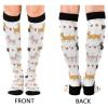 Wusikd Cartoon Corgi Dog Compression Socks for Women and Men Circulation Cute Long Socks for Athletic Running 1 view 2