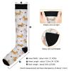 Wusikd Cartoon Corgi Dog Compression Socks for Women and Men Circulation Cute Long Socks for Athletic Running 1 view 3
