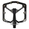 Crankbrothers Stamp 7 Large Mountain Bike Pedals Fabio Wibmer Signature Edition - Black & White - MTB Enduro Trail BMX Optimized Platform - Flat Pair of Bike Pedals (Adjustable pins Included) view 1