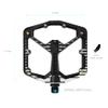 Crankbrothers Stamp 7 Large Mountain Bike Pedals Fabio Wibmer Signature Edition - Black & White - MTB Enduro Trail BMX Optimized Platform - Flat Pair of Bike Pedals (Adjustable pins Included) view 2