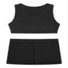 Sxiwei Kids Girls 2pcs Workout Suit Gymnastics Dance Tank Top And Booty Shorts Clothes Set Red 16 Years view 4