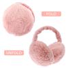 2pcs Earmuffs Lovely Warm Earflap Fluffy Ear Warmers Winter Warm Plush Ear Warmers Ear Muffs for Winter Foldable Earmuff Lovers Polyester Outdoor Decorations view 2