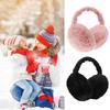 2pcs Earmuffs Lovely Warm Earflap Fluffy Ear Warmers Winter Warm Plush Ear Warmers Ear Muffs for Winter Foldable Earmuff Lovers Polyester Outdoor Decorations view 4