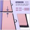 6 ft Gymnastics Exercise Mat Thick Tumbling Mats with Carrying Handles, 6ft x 4ft x 2in Yoga Mat Folding Exercise Pad Leather Gym Mat for Gymnastics, Stretching, Core Workouts, CM view 4