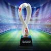 2022 Qatar World Cup Mascot Simulation Trophy Ornaments Logo Emblem 3d Three-Dimensional Resin Gift Soccer Fans Souvenirs Bar Ornaments (Black) view 2
