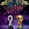 2022 Qatar World Cup Mascot Simulation Trophy Ornaments Logo Emblem 3d Three-Dimensional Resin Gift Soccer Fans Souvenirs Bar Ornaments (Black) view 4