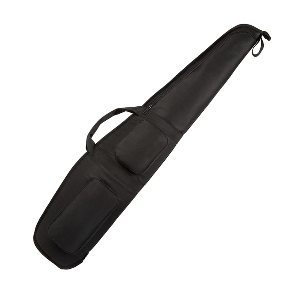 Gun Cases for Rifles Shotgun 44" 48" 52" Multiple Magazine Holder Pouches Outdoor Tactical Accessory Bags Carried By Hand Or Adjustable and Removable Shoulder Strap(Black, 52''-Fits Up To 50'')