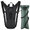 Outplea Tactical Hydration Pack Backpack with 3L Water Bladder for Men, Leakproof Military Rave Water Backpack for Running Hiking Cycling Jogging Festival, Black view 1