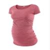 DISC Pregnancy Announcement Shirt Maternity T Shirts - Womens Maternity Tops for Mom to Be [40022206] | Plain Heather Pink, XXL view 1