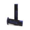 Domino Racing A450 Motorcycle Road Race Grips (Pair) (Blue/Black) view 2