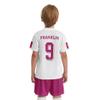 ORKY Kids Customize Soccer Jersey, Quick Dry Sublimation Boy Futbol Shirt Short Set, Personalize Name Girl Team Outfit(White 130cm) view 2