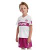 ORKY Kids Customize Soccer Jersey, Quick Dry Sublimation Boy Futbol Shirt Short Set, Personalize Name Girl Team Outfit(White 130cm) view 3