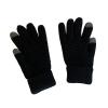 leasote Women Winter Gloves Heat Retention Men Outdoor Gloves Cold-proof Camping Black view 1