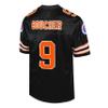 Bobby Boucher #9 The Waterboy Adam Sandler Movie Mud Dogs Bourbon Bowl Football Jersey(Black-L) view 3
