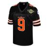 Bobby Boucher #9 The Waterboy Adam Sandler Movie Mud Dogs Bourbon Bowl Football Jersey(Black-3XL) view 1