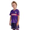 ORKY Kids Customize Soccer Jersey, Quick Dry Sublimation Boy Futbol Shirt Short Set, Personalize Name Girl Team Outfit(Purple130cm) view 3