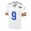 Bobby Boucher #9 The Waterboy Adam Sandler Movie Mud Dogs Bourbon Bowl Football Jersey(Whtie-L) view 1