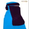 Womens Half Niqab Nosepiece Face Cover Veil Breathable Clothing For Muslim Islam Islamic Hijab Hejab Women Burqa Jilbab Abaya (Egg Plant) view 4