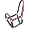 Tough 1 Nylon Halter Printed Overlay Navy Tool view 1