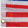 US Yacht Ensign Premium Quality Heavy Duty Fade Resistant 12x18 12"x18" 100D Woven Poly Nylon Boat Flag Banner Grommets view 3