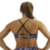 TYR Women's Cara Bralette for Swimming, Yoga, Fitness, and Workout, Purple/Multi, Large view 2