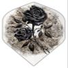US Darts 3 Sets (9 Flights) Alchemy Dies IRAE (Black Rose) Standard Dart Flights - Ex-Tough (100 Micron) view 1