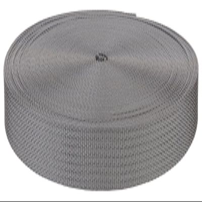 Country Brook Design 3/4 Inch Silver Polyester Webbing Closeout, 100 Yards