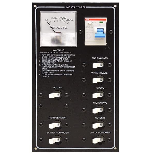 Four Winns Boat Breaker Panel 025-44925 | 289 GS 220 Volt 50/60 Hz
