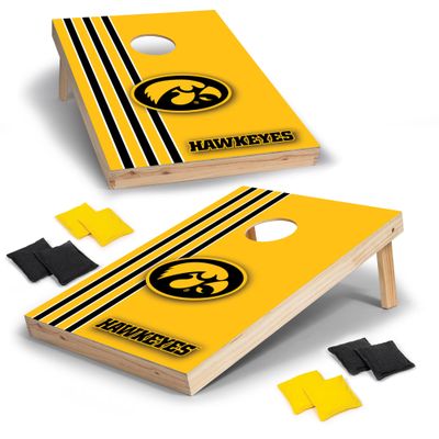 Wild Sports 2' x 3' Set with Direct Print HD Team Graphics Great Gift for Any NCAA Fan! Bean Bag Toss Family Outdoor Games Iowa Hawkeyes