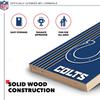 Wild Sports 2' x 3' Solid Wood Cornhole Set with Direct Print HD Team Graphics Great Gift for Any Football Fan! Bean Bag Toss Family Outdoor Games NFL Indianapolis Colts view 3