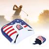 AUHX Golf Putter Cover, Waterproof Mallet Putter Cover Square with Embroidery Pattern for Golf Putter(Big Sifang/14 * 12 * 3.5cm) view 2