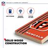 Wild Sports 2' x 3' Solid Wood Cornhole Set with Direct Print HD Team Graphics  Great Gift for Any Football Fan! Bean Bag Toss Family Outdoor Games  NFL Cincinnati Bengals view 3