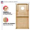 Wild Sports 2' x 3' Solid Wood Cornhole Set with Direct Print HD Team Graphics  Great Gift for Any Football Fan! Bean Bag Toss Family Outdoor Games  NFL Cincinnati Bengals view 4
