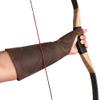 Leather Archery Arm Guard for Men, Women & Youth, Protective Bracer, Full Grain Leather Forearm Protection, Wrist Arm Bracer for Archers, Durable Bow Archery Sleeve Arm Guards (Bourbon Brown) view 3