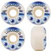 Triclops Skateboard Wheels Third Eye 51mm 99A White with ABEC 5 Bearings view 2