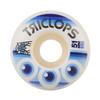 Triclops Skateboard Wheels Third Eye 51mm 99A White with ABEC 5 Bearings view 3