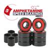 Triclops Skateboard Wheels Burst 50mm 95A Blue with ABEC 5 Bearings view 4