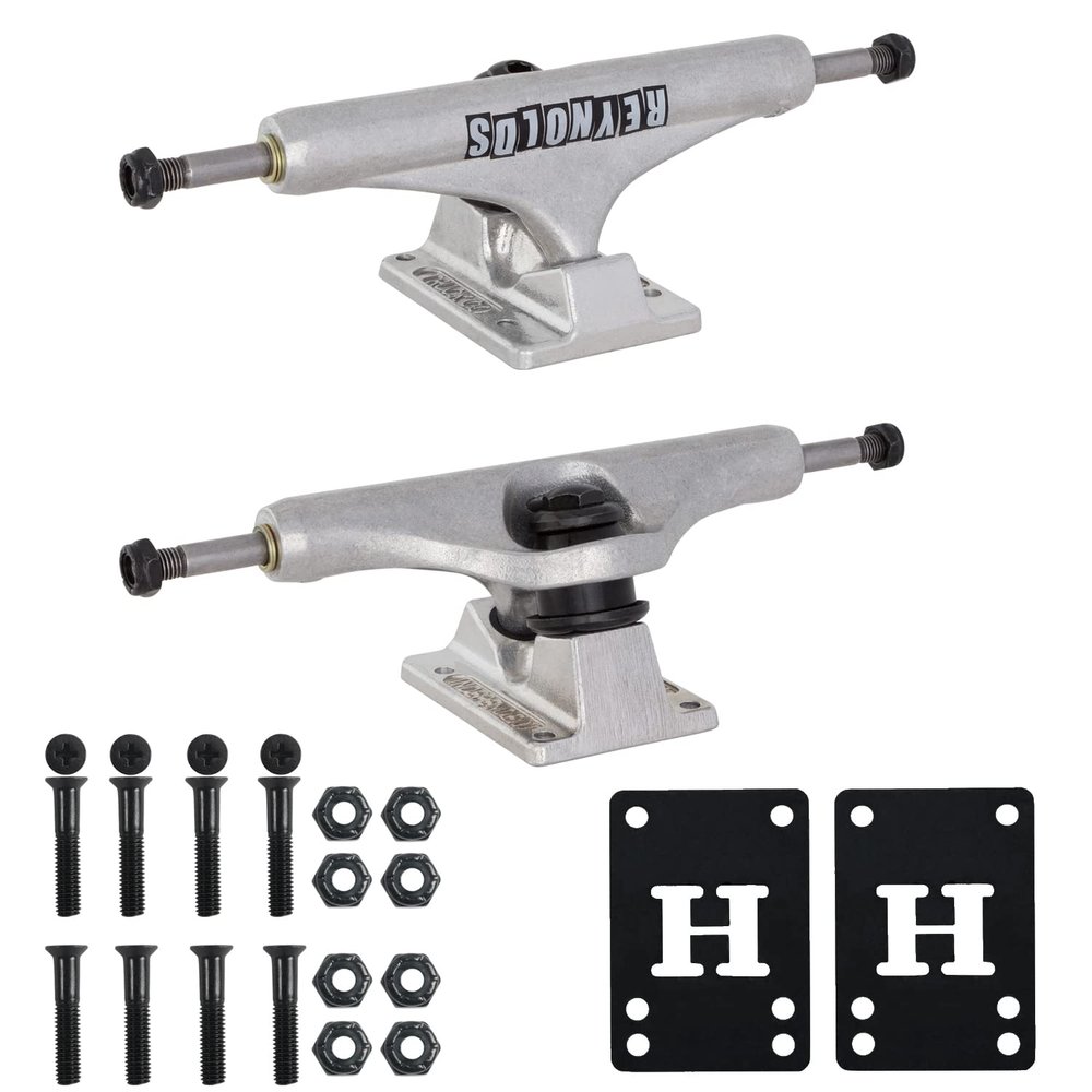 Independent Skateboard Trucks Andrew Reynolds Hollow Mid 139 8.0" with 1" Phillips Mounting Hardware and Optional Risers