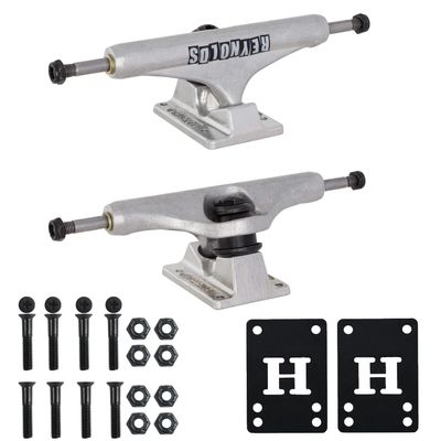 Independent Skateboard Trucks Andrew Reynolds Hollow Mid 159 8.75" with 1" Phillips Mounting Hardware and Optional Risers