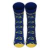 Sports-Themed Socks (US, Numeric, 8, 11, Regular, Regular, Volleyball) view 2