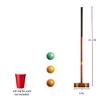 Elakai Outdoor Games Travel Size Take Anywhere Premium Carry Bag Included 6 Player Croquet Set view 2