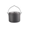 CAMPINGMOON Camping Pot 4-Quart Portable Campfire Cooking Hanging Pot Lightweight Aluminum MC-230 view 1