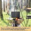 CAMPINGMOON Camping Pot 4-Quart Portable Campfire Cooking Hanging Pot Lightweight Aluminum MC-230 view 3