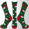 Sports-Themed Socks (US, Numeric, 8, 11, Regular, Regular, Rugby) view 2