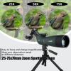 SVBONY SV28 Spotting Scopes with Tripod and Phone Adapter, Angled 25-75x70mm Spotter Scope, Waterproof Fogproof Spotting Scope with Desktop Tripod for Bird Watching, Target Shooting, Wildlife Viewing view 2