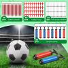 Shihanee 36 Sets 36/60 Sets Ball Pump Bulk for Sports Balls with Needles Nozzles Flexible Extension Hose for Basketball Soccer Football Volleyball Water Rugby Exercise Sports Ball Balloon view 3